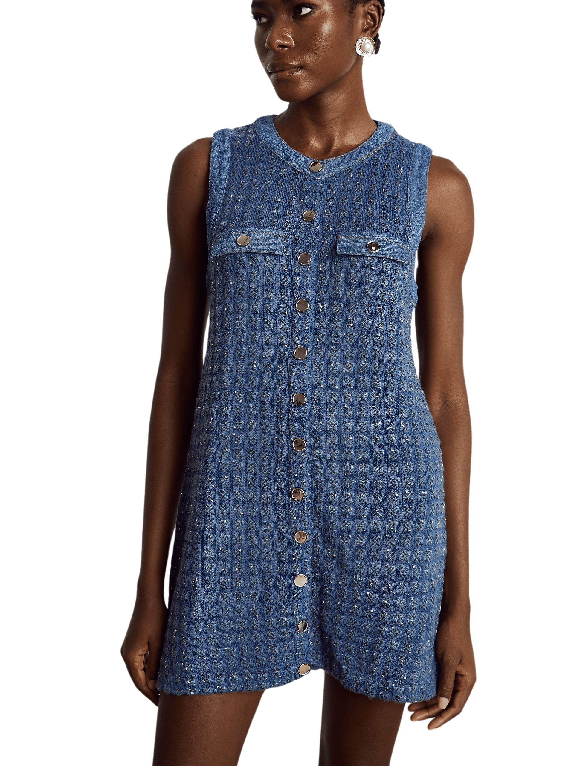 BLUE BOULEVARD – Gestricktes Minikleid