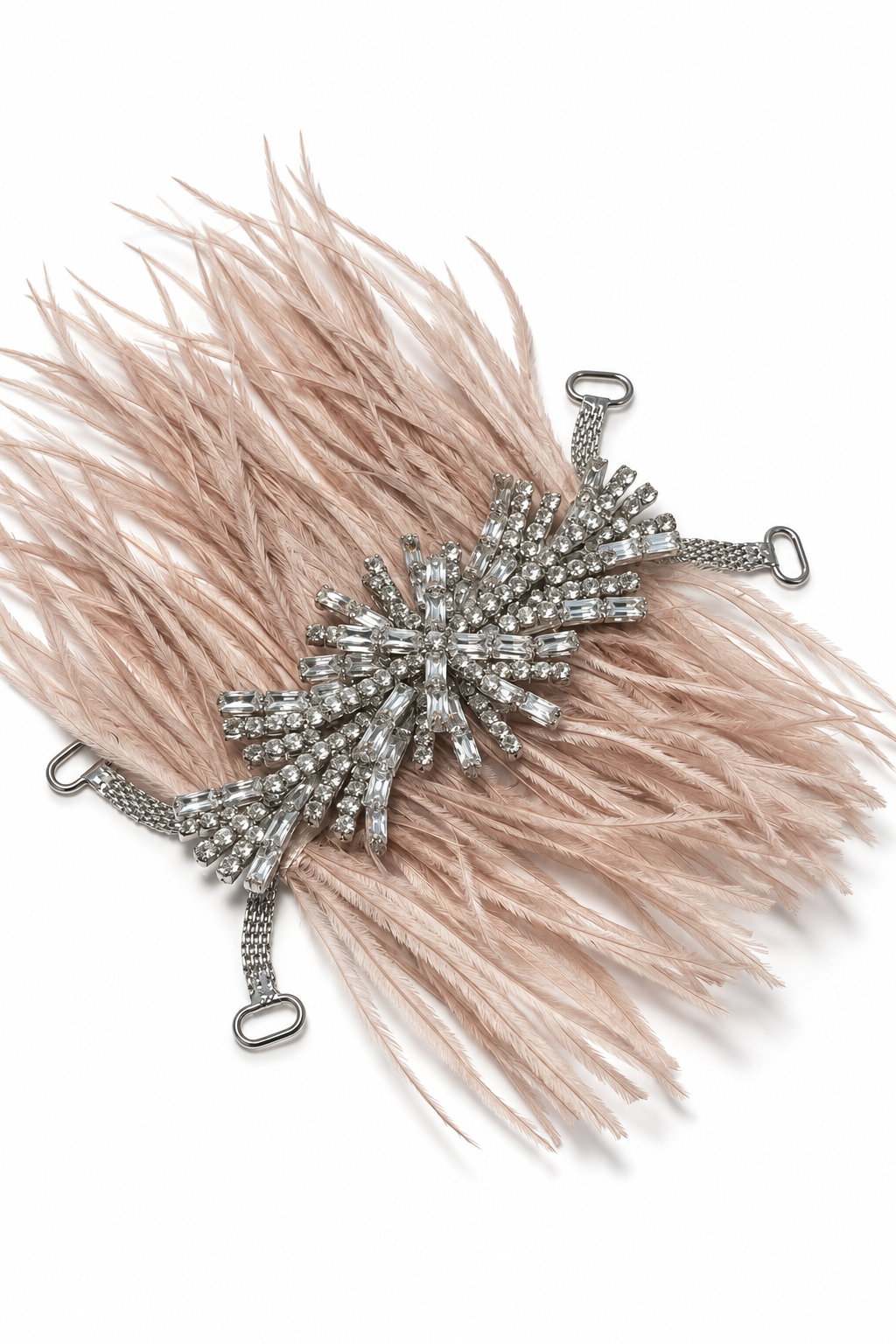 Champagne Feather Dream – Crystal Silver
