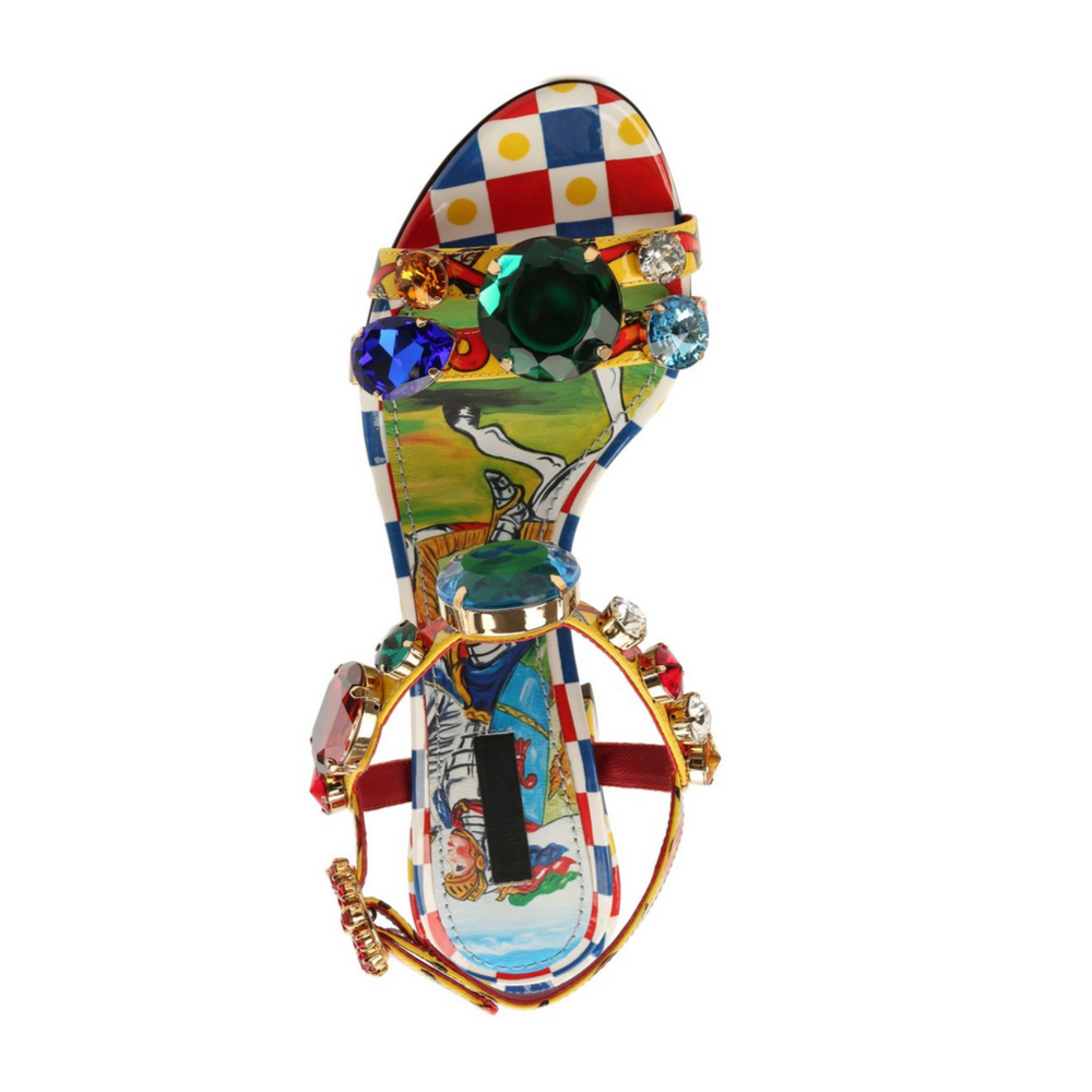 Lunaria Luxe boho rhinestone sandals 