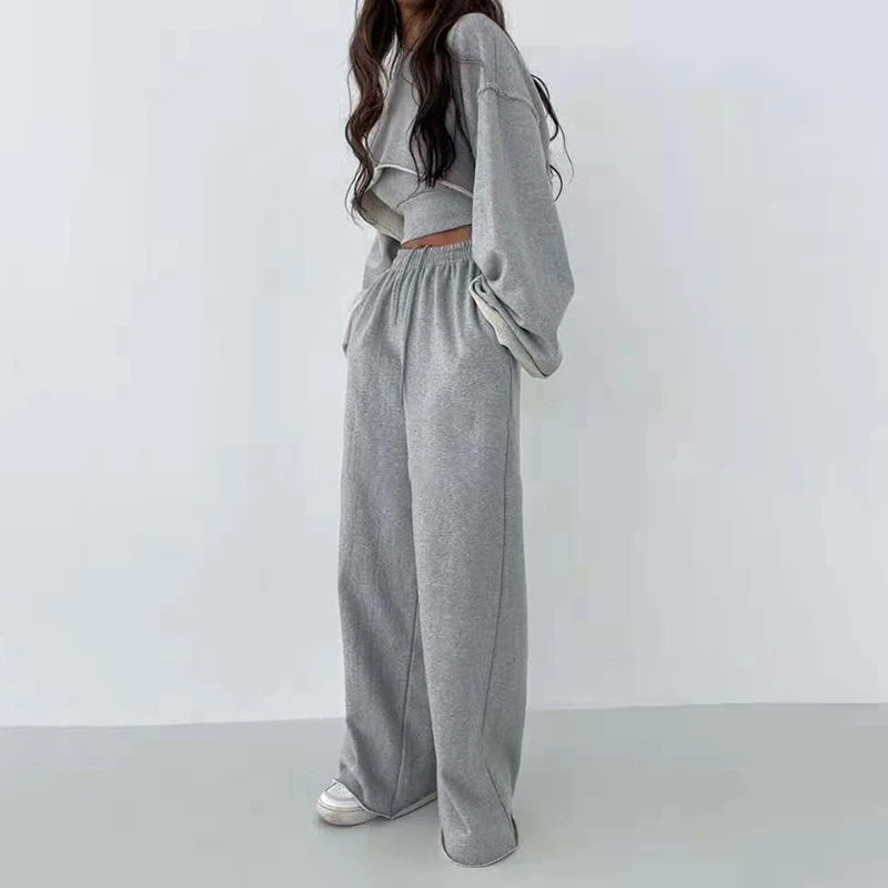 Sophie – Elegantes Drei-Teile Set mit weitem Beinkleid