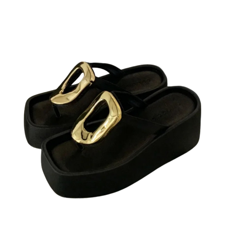 SilverLine Damen Elegant Retro-Sandalen