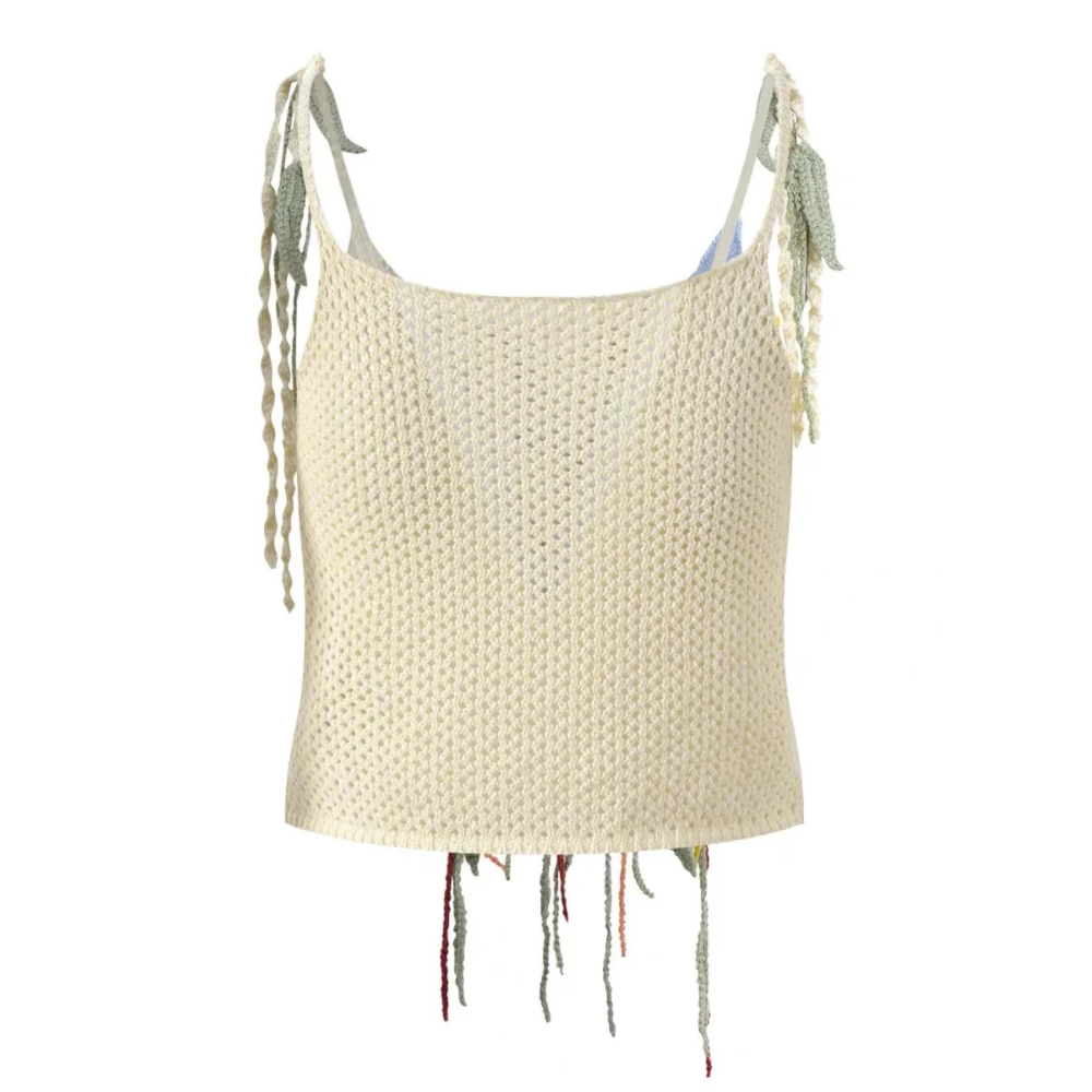 Fioriva – Embroidered Knit Camisole