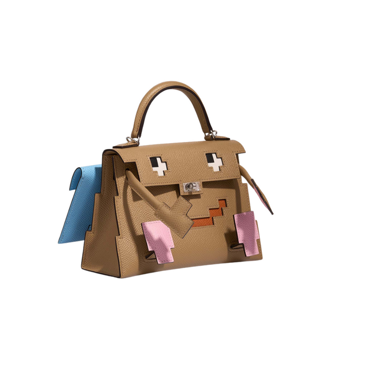 Pixelle – Mini Mosaic Leder Handtasche