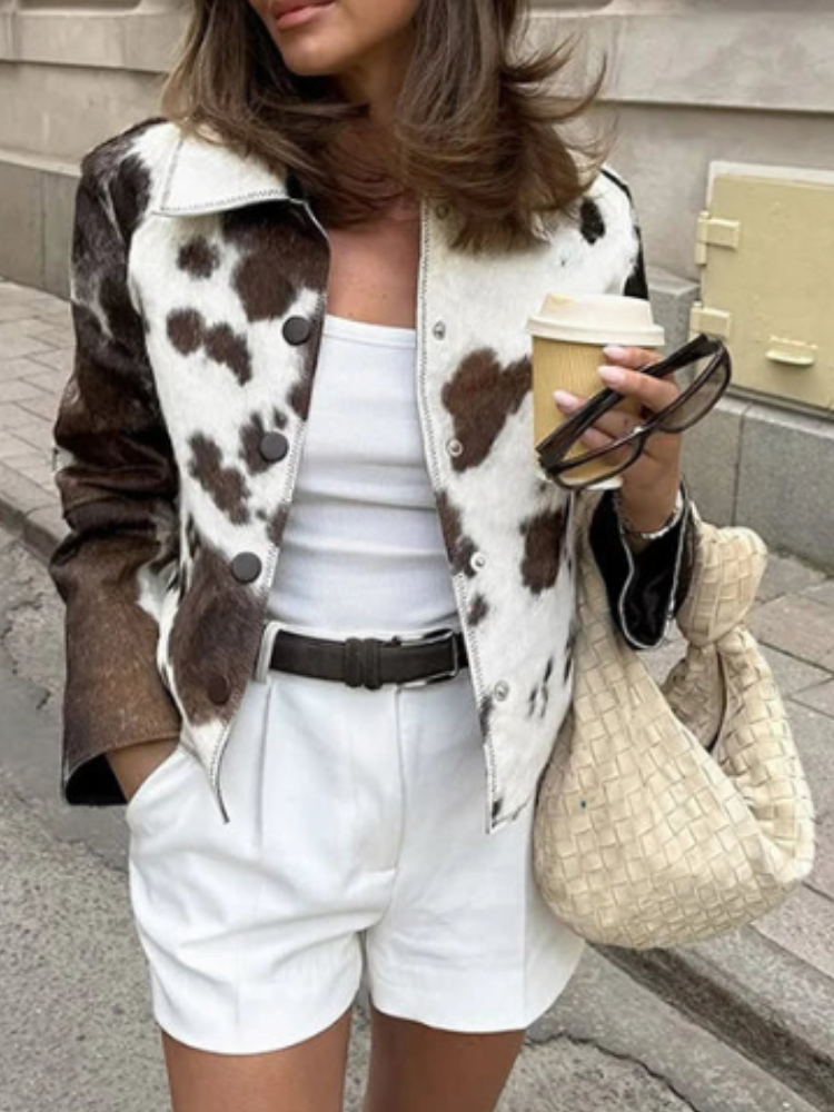 MooVogue – Cow Pattern Jacket 