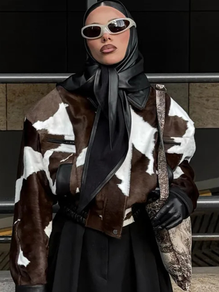 MooVogue – Cow Pattern Jacket 