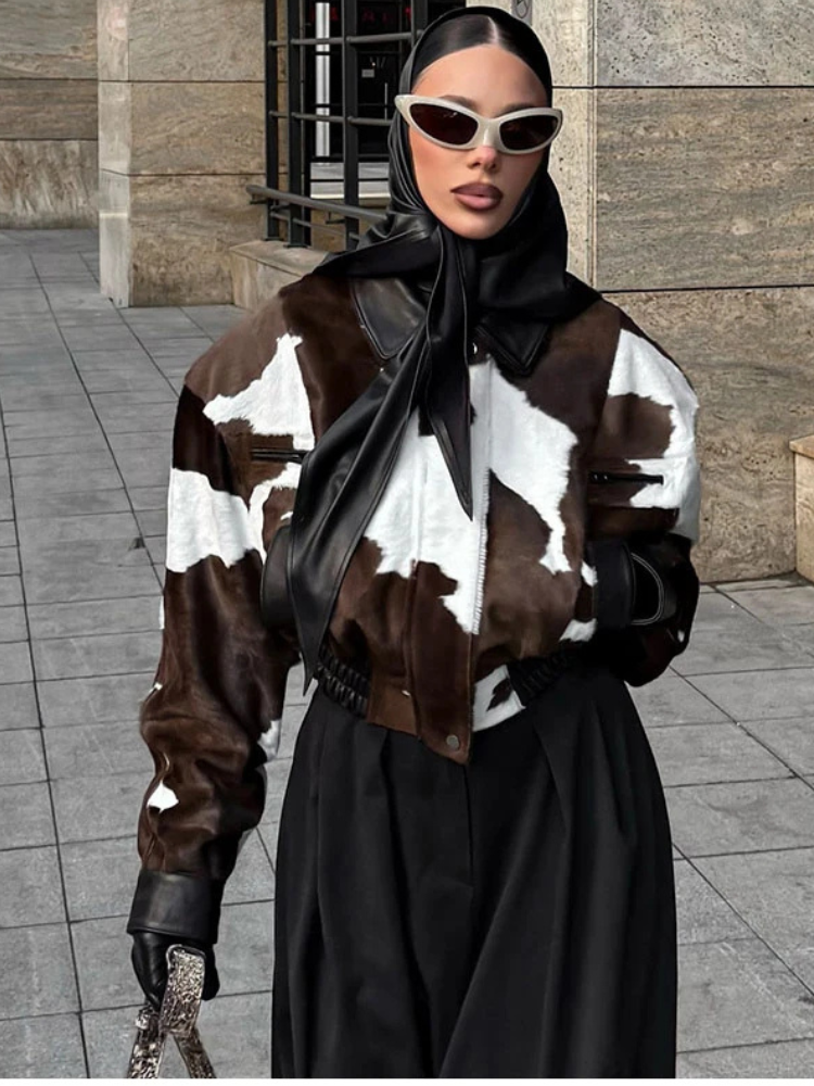 MooVogue – Cow Pattern Jacket