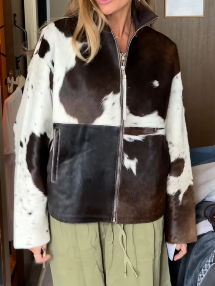MooVogue – Cow Pattern Jacket 
