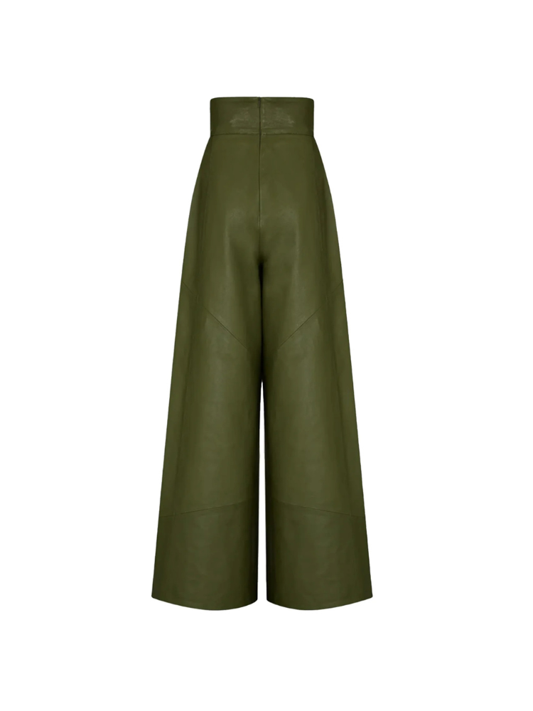Veloria Pants - High-Waist Wide-Leg