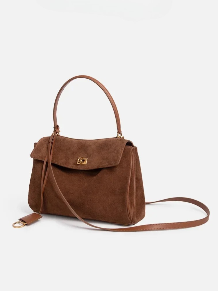 Veloria Tote – Retro Leder Shopper