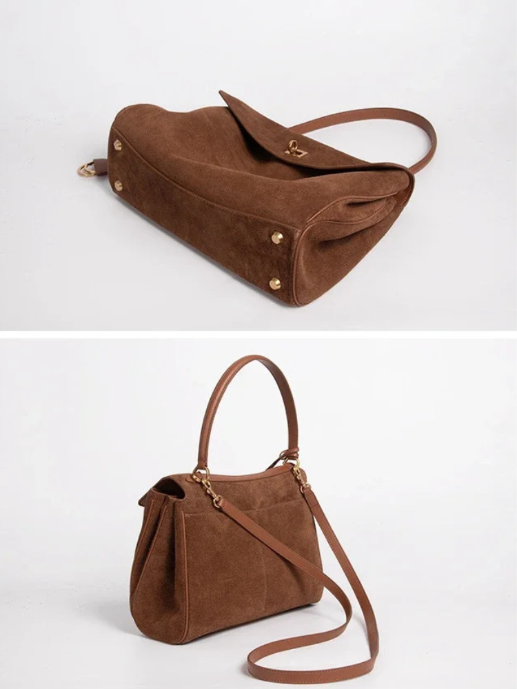 Veloria Tote – Retro Leder Shopper