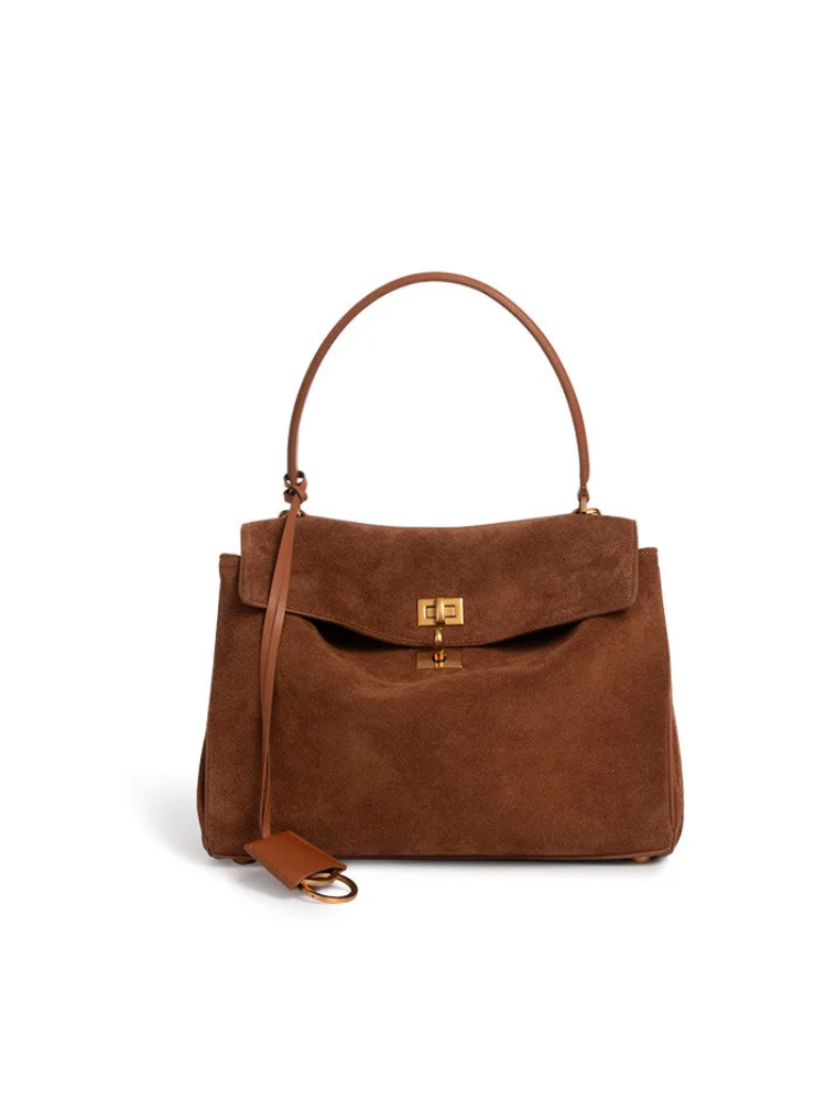 Veloria Tote – Retro Leder Shopper