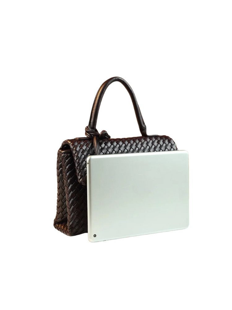 Liora Weave Tote – Handgefertigte Flecht-Tasche für Damen