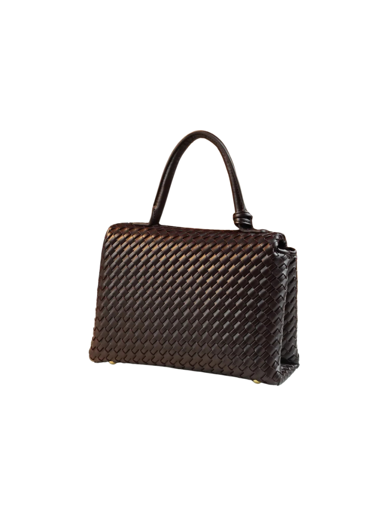 Liora Weave Tote – Handgefertigte Flecht-Tasche für Damen
