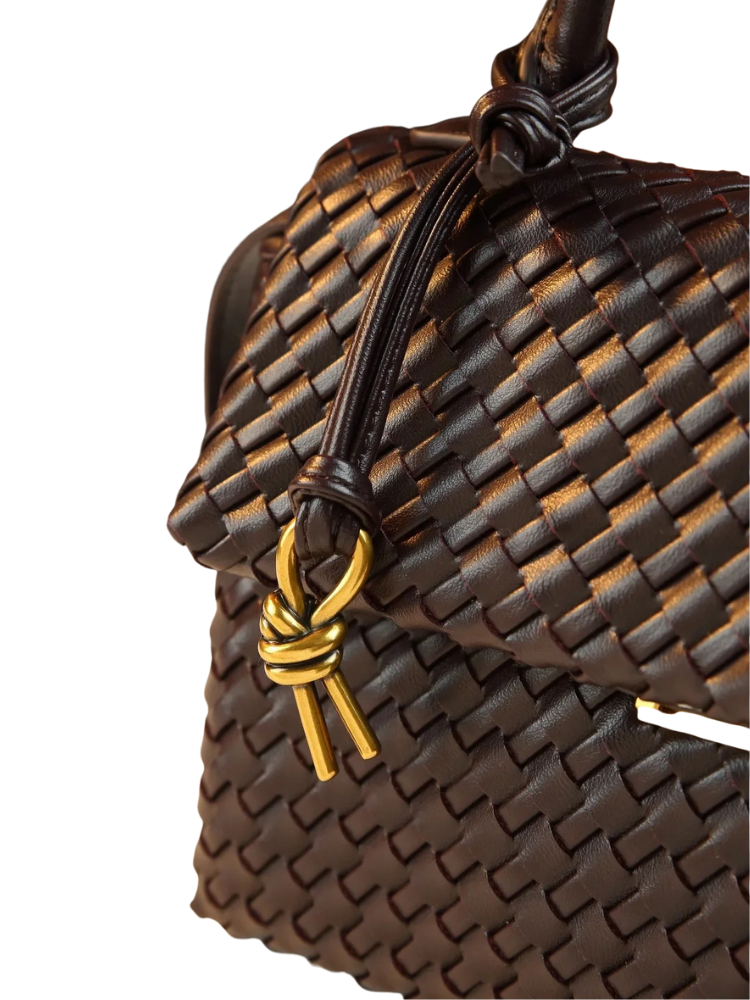 Liora Weave Tote – Handgefertigte Flecht-Tasche für Damen