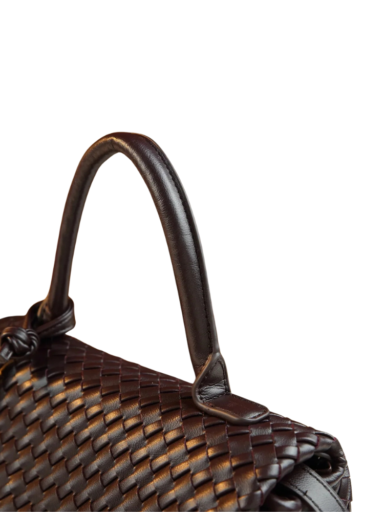 Liora Weave Tote – Handgefertigte Flecht-Tasche für Damen