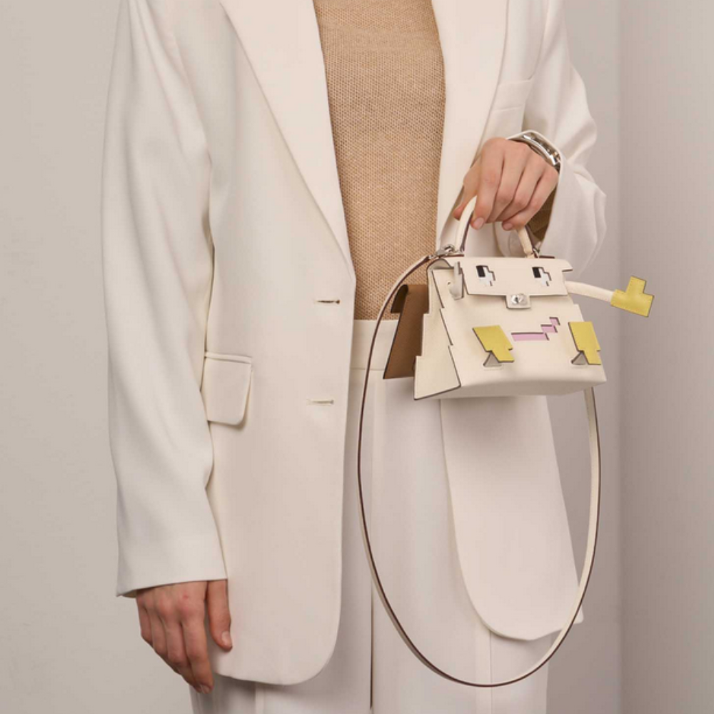 Pixelle – Mini Mosaic Leder Handtasche