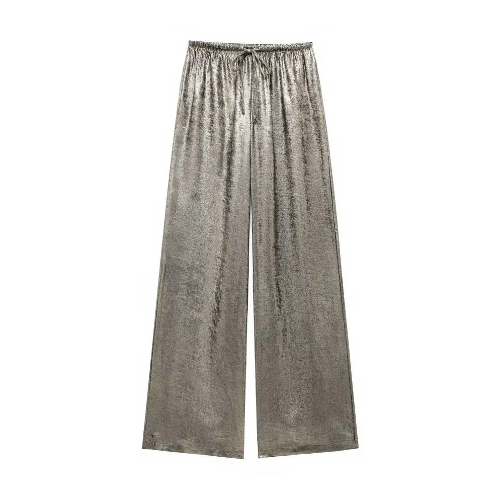 Damen Metallic Hose - Impressaura