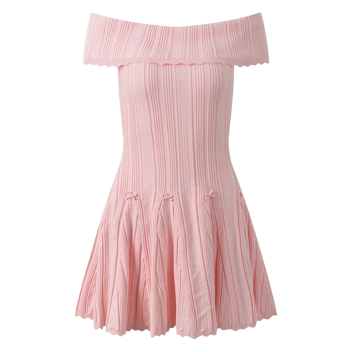 Elivra Dress – Elegantes Strick Mini Kleid