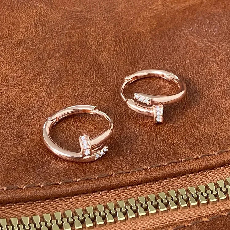 Nivara Hoops – 925 sterling silver hoop earrings