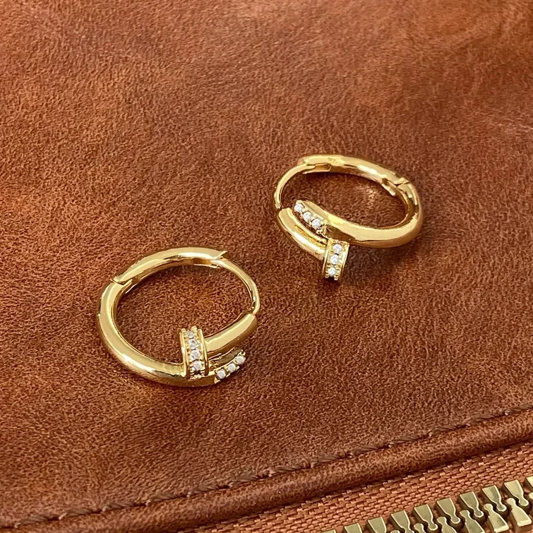 Nivara Hoops – 925 sterling silver hoop earrings