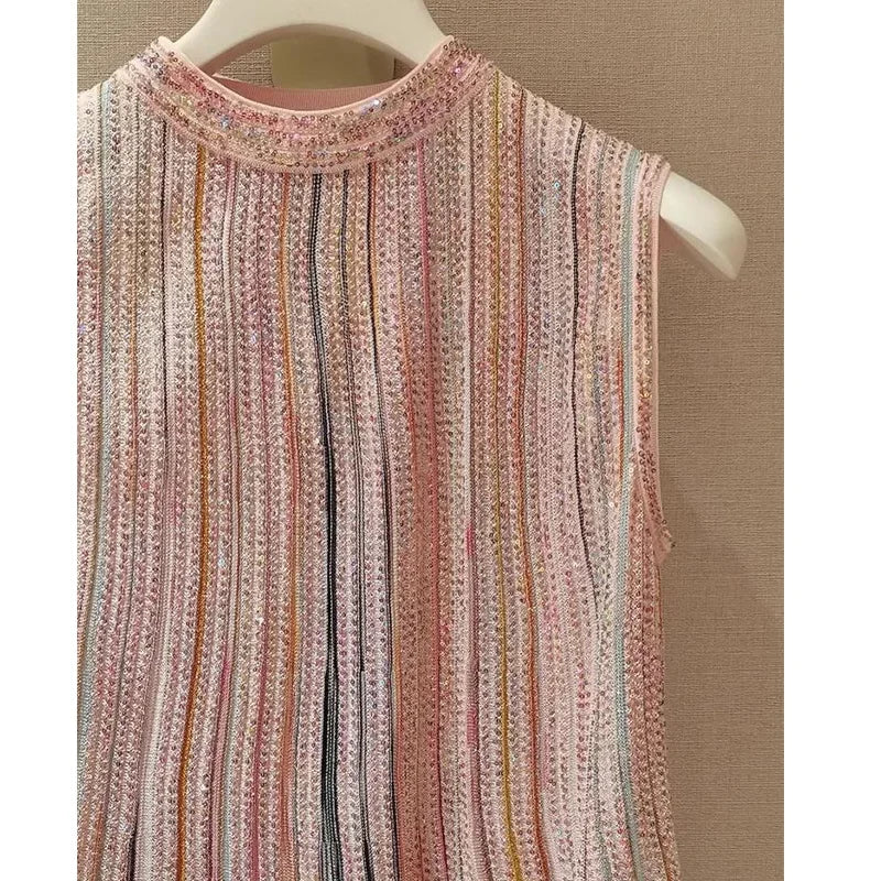 Kora – Gestreiftes Ärmelloses Top