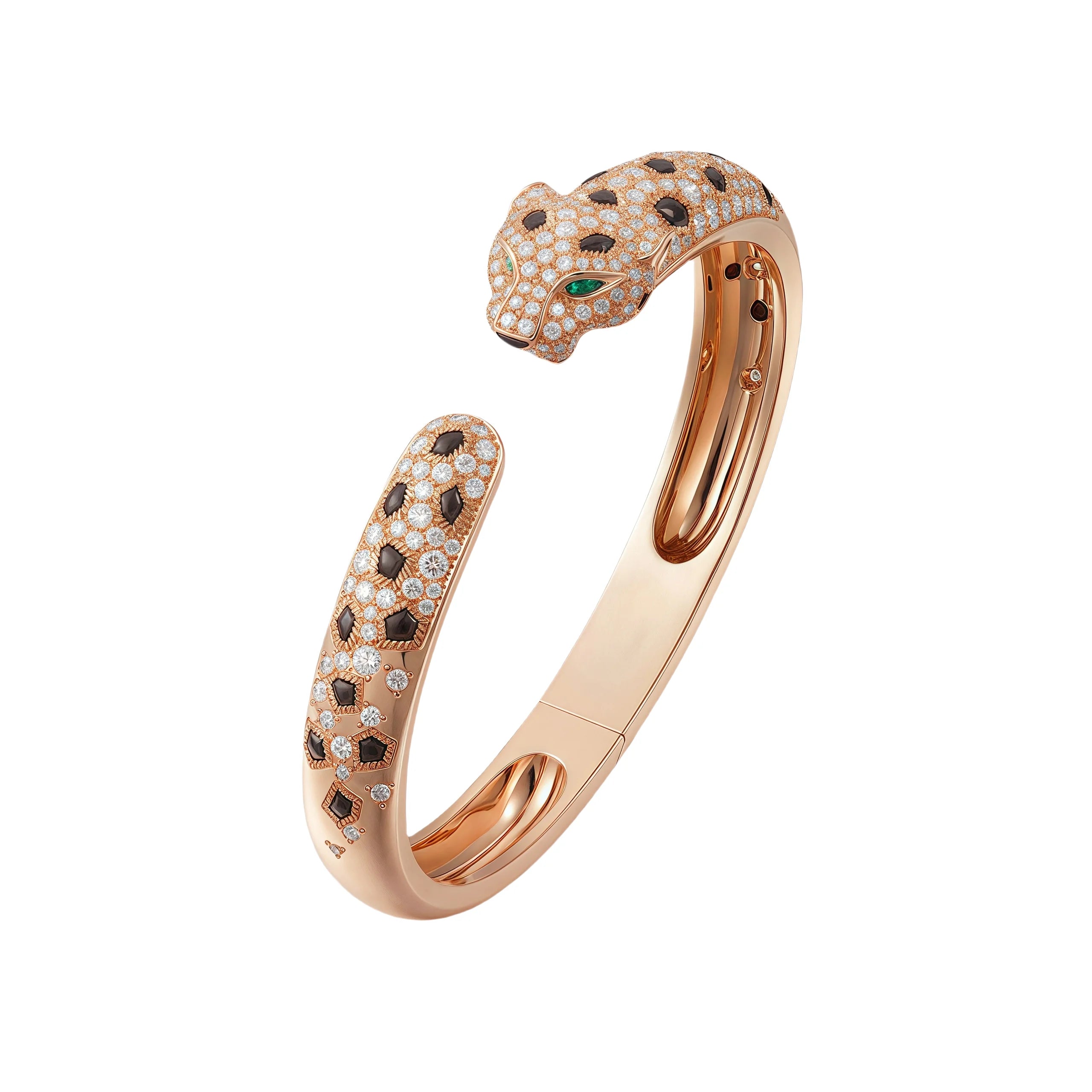 Selviera Cuff – Armreif mit Leopard-Design 18K-Vergoldung