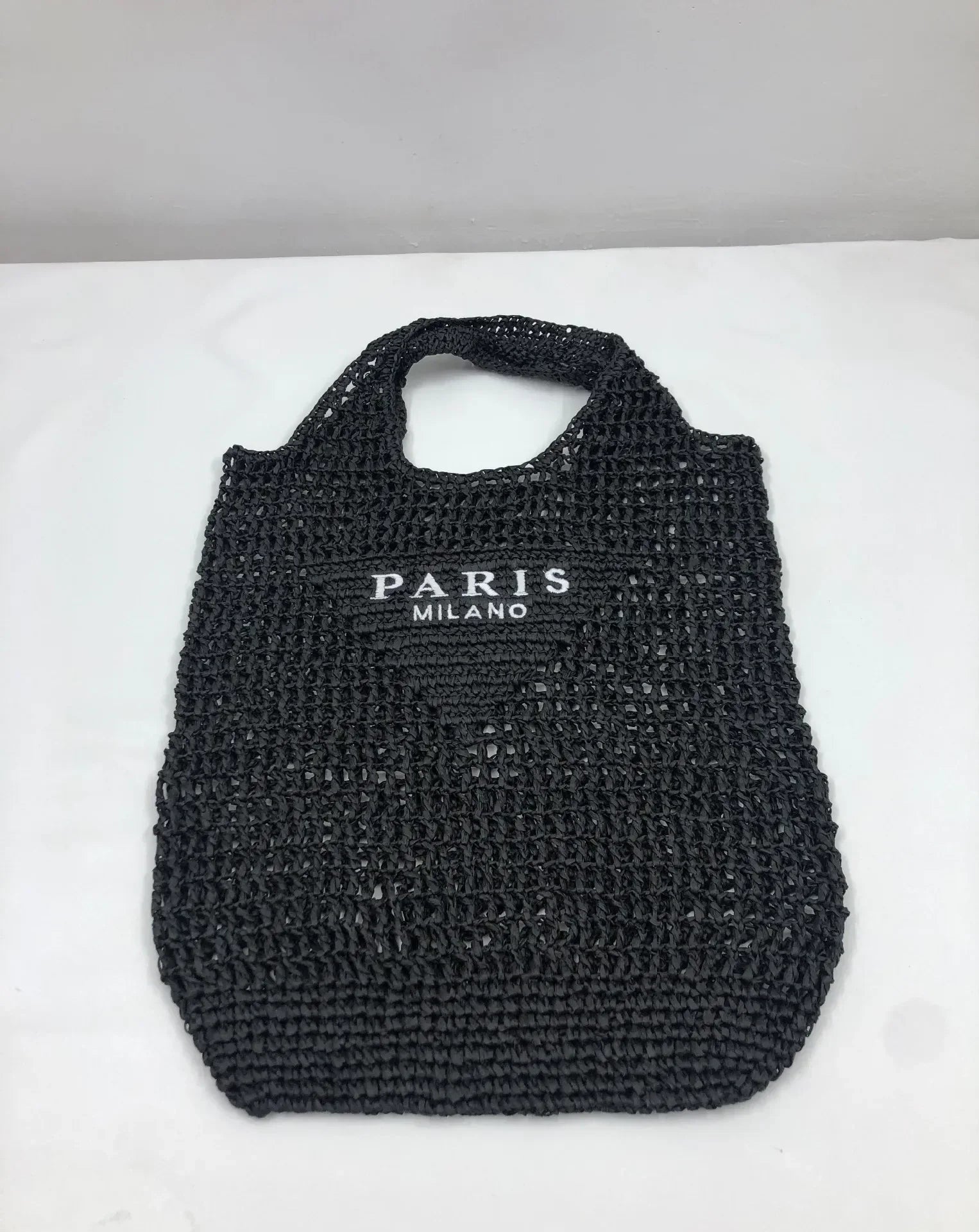 Solina – Handgefertigte Basttasche aus natürlichem Raffia mit Hohlmuster