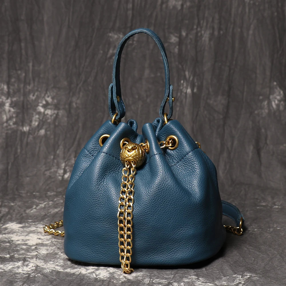 Velmira Bucket Bag – Leder Umhängetasche