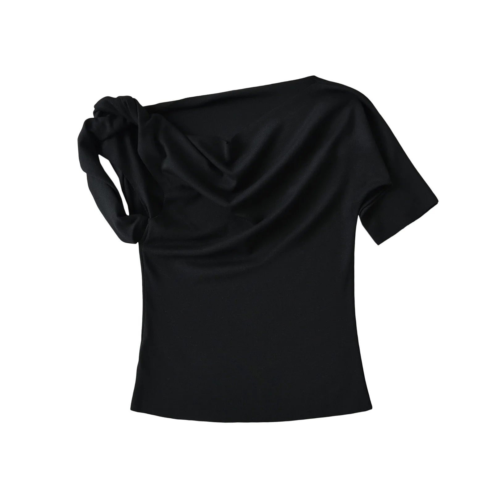 Twist &amp; Sleek one-shoulder top 