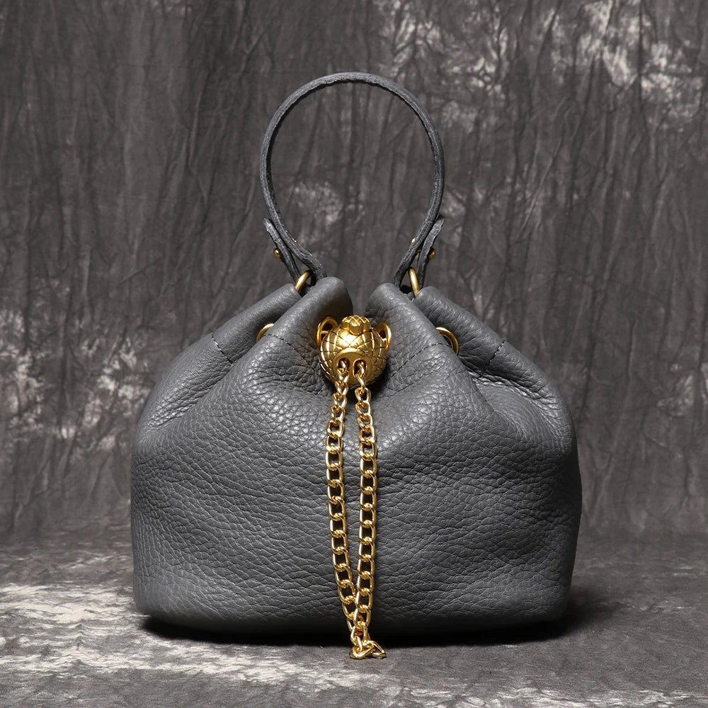Velmira Bucket Bag – Leder Umhängetasche