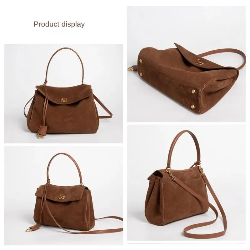 Veloria Tote – Retro Leder Shopper