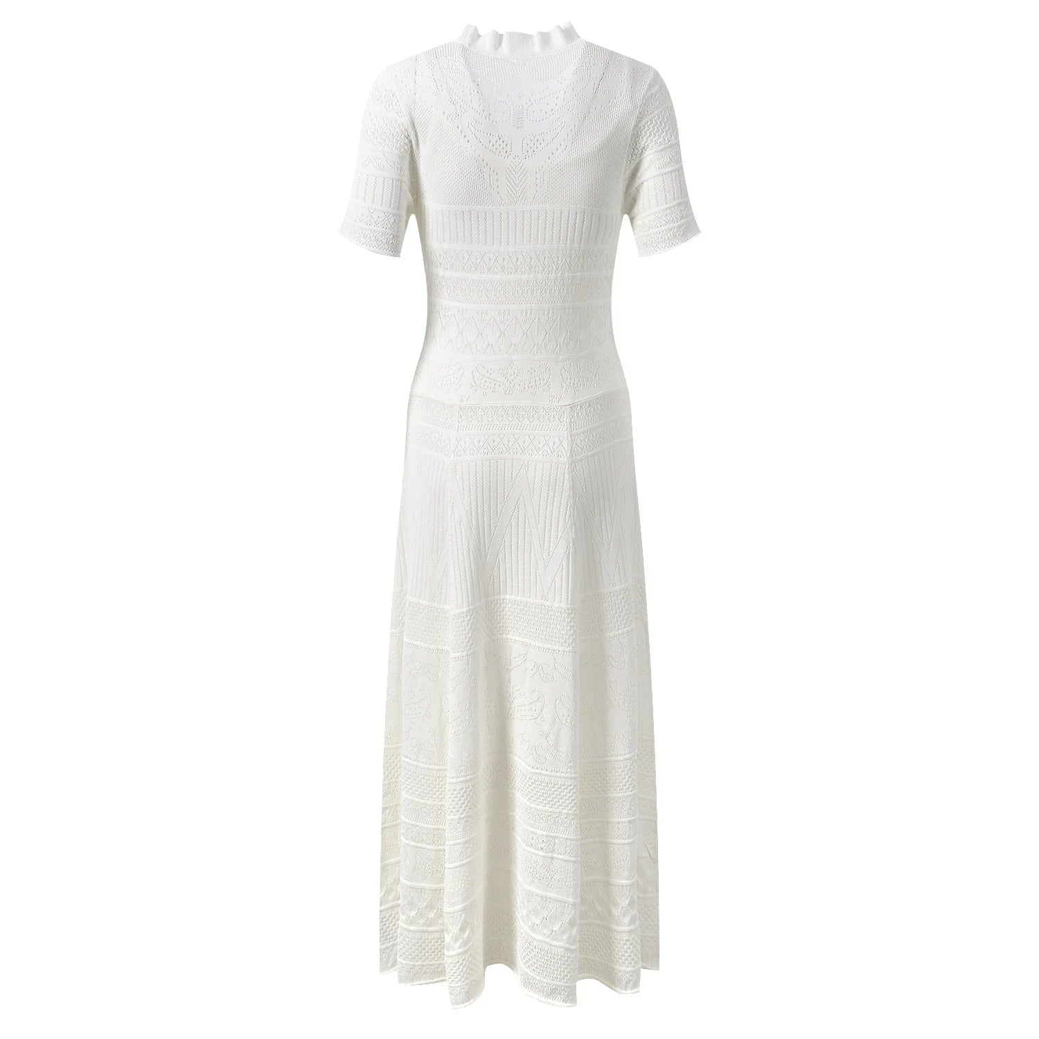 Évoria Dress – Strick Maxi Kleid