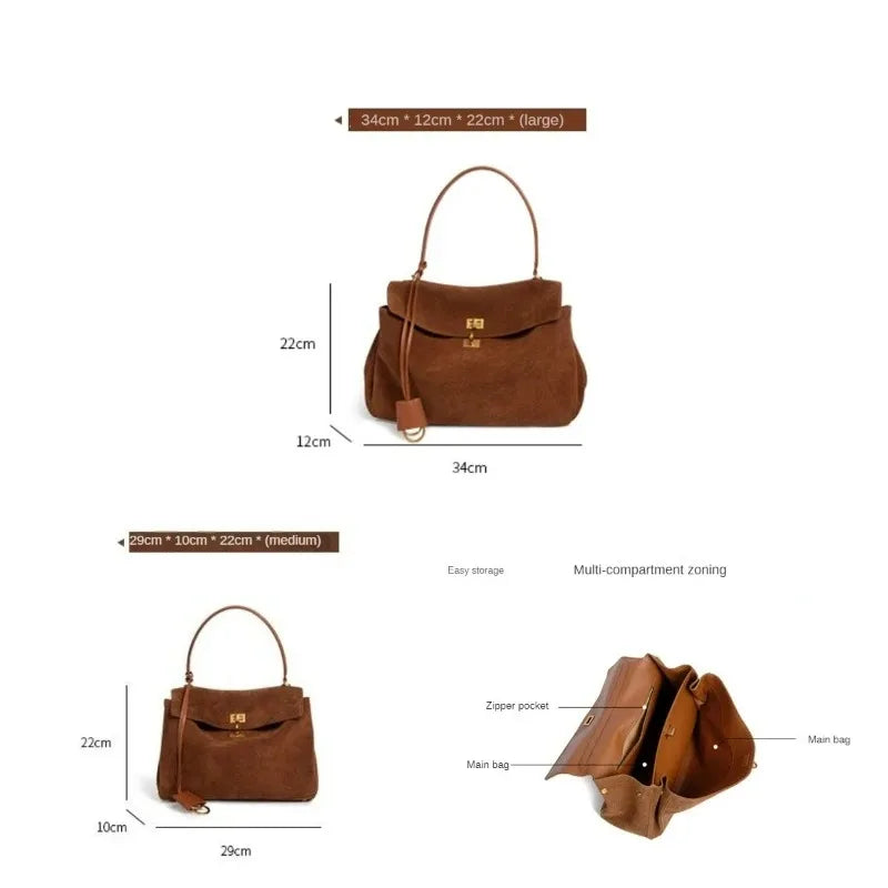 Veloria Tote – Retro Leder Shopper