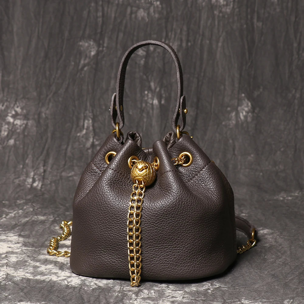 Velmira Bucket Bag – Leder Umhängetasche