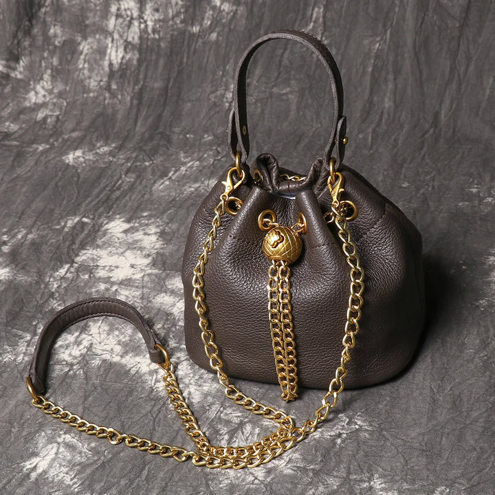 Velmira Bucket Bag – Leder Umhängetasche