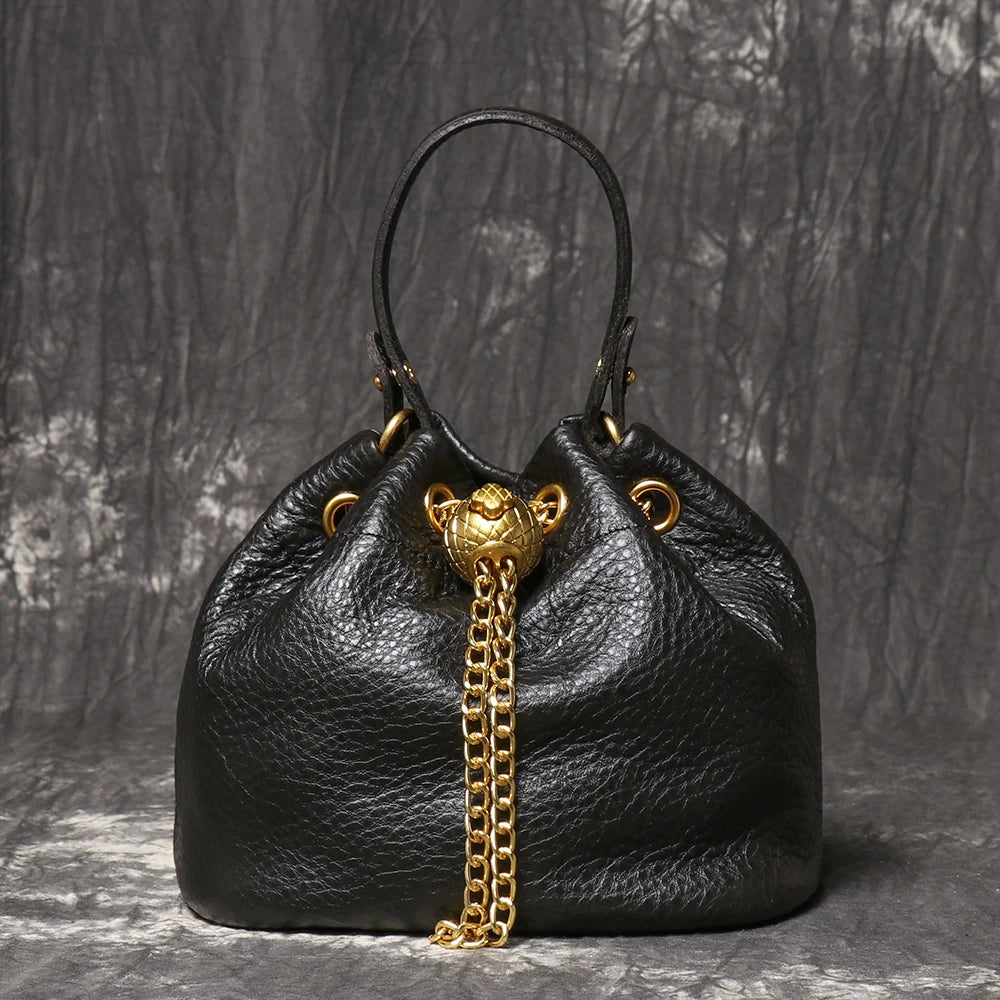 Velmira Bucket Bag – Leder Umhängetasche