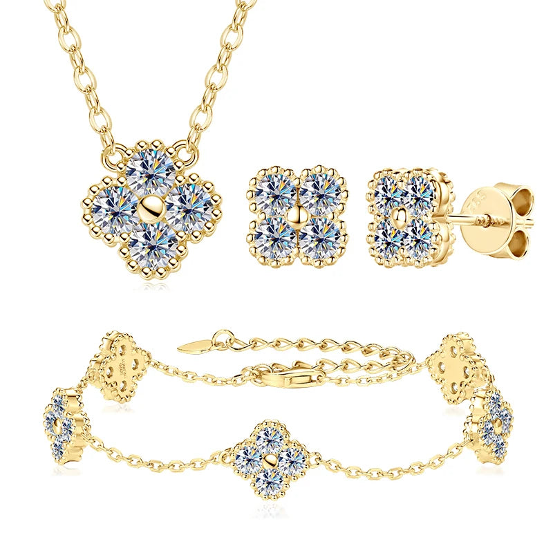 Floréa Set – 3-in-1 Moissanite Schmuckset