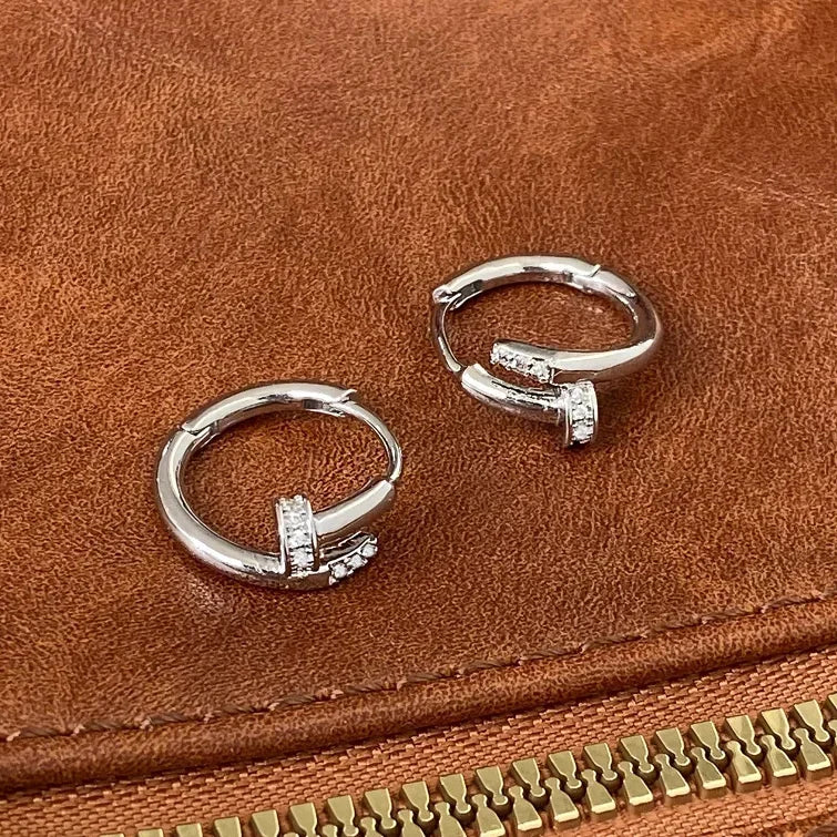 Nivara Hoops – 925 sterling silver hoop earrings