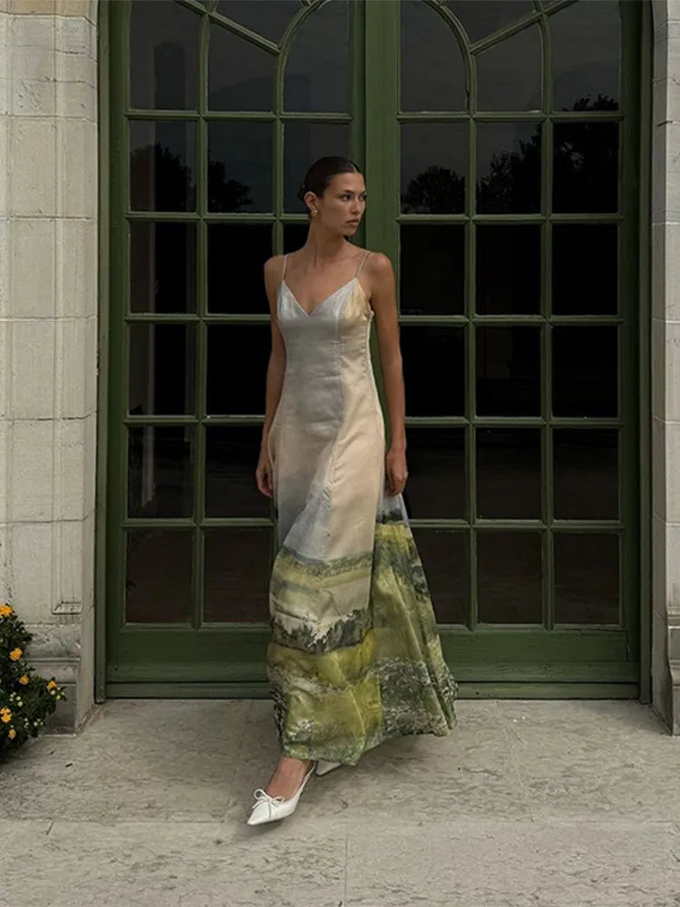 Ink Whisper Dress – Satin-Eleganz