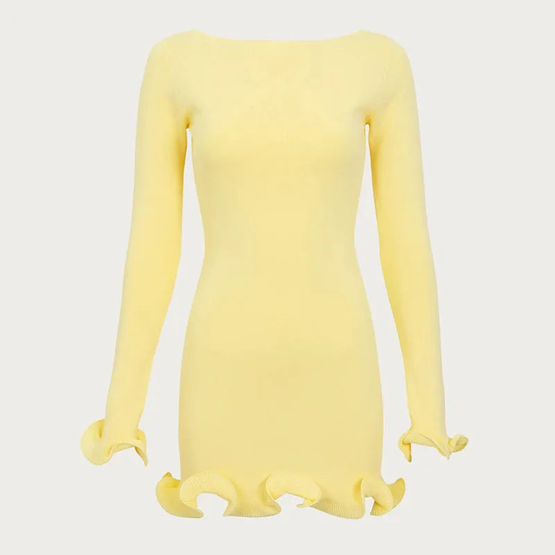 Luxe Chic Strick-Minikleid