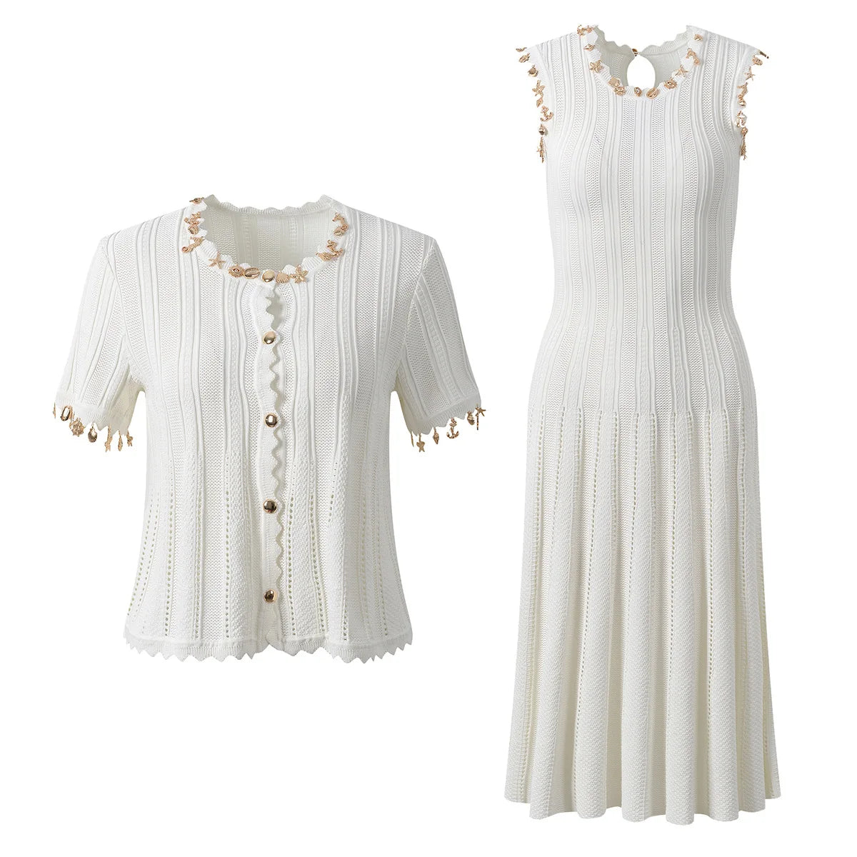 Eloria Knit Set - Kleid & Cardigan