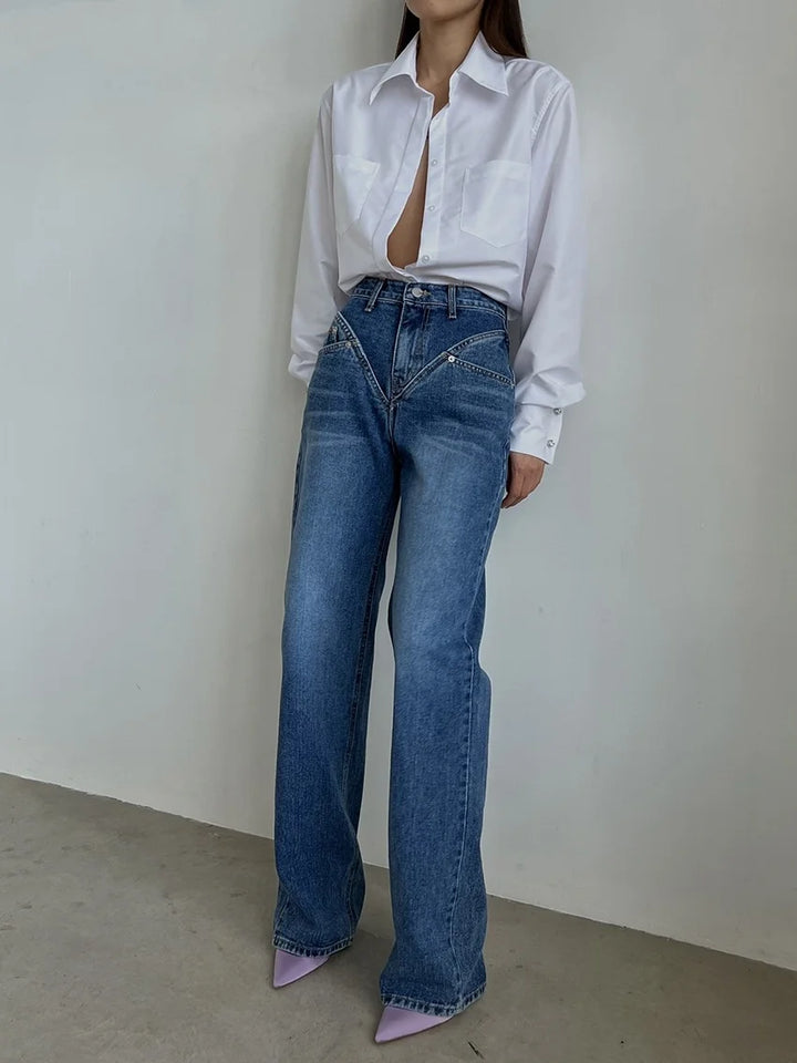 Denira Jeans - Loose Fit Denim Pants