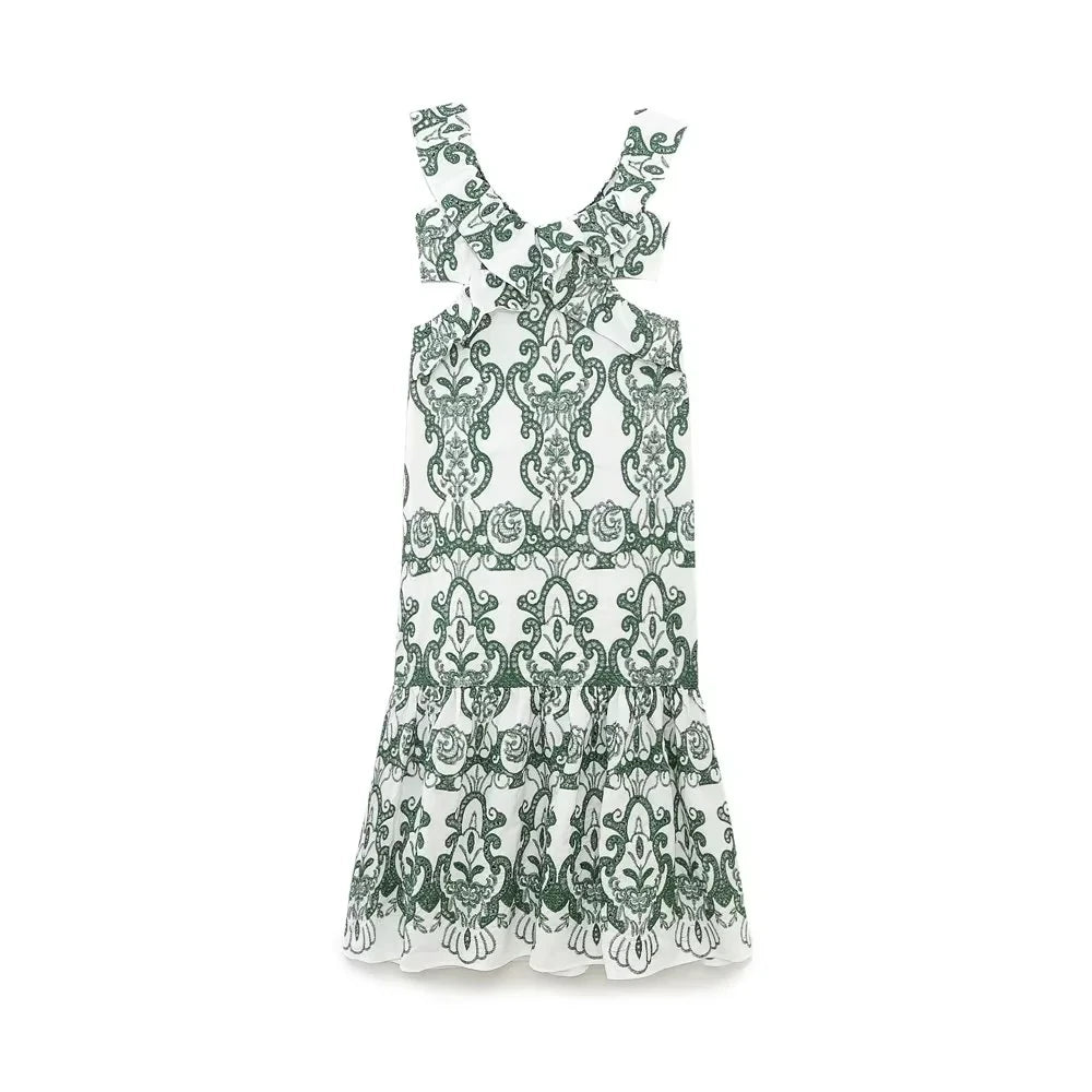 Foridol Sommerkleid mit Blumenstickerei