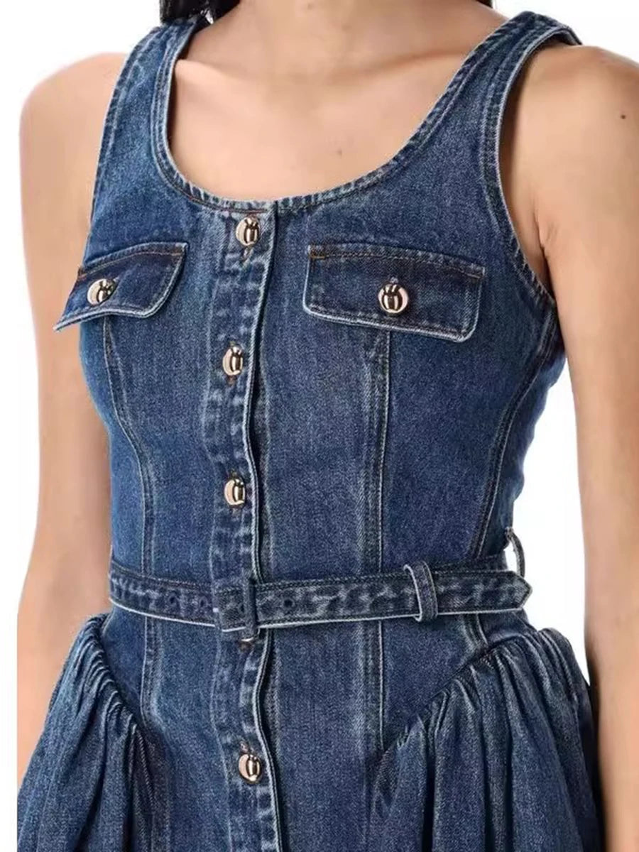 Elowen – Vintage Patchwork Empire Dress