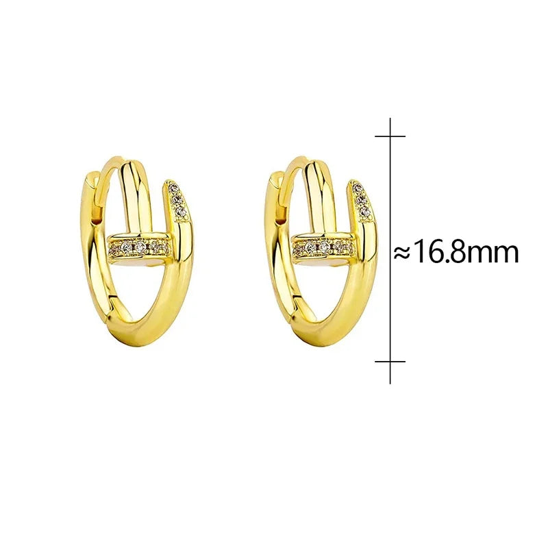 Nivara Hoops – 925 Sterling Silber Creolen