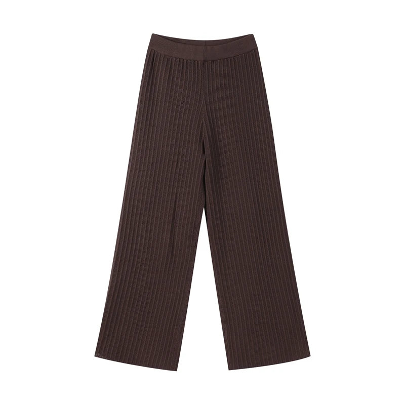 Auralyn Knit Set – Elegantes Strick-Hosen-Set für Damen