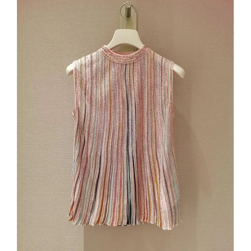 Kora – Gestreiftes Ärmelloses Top