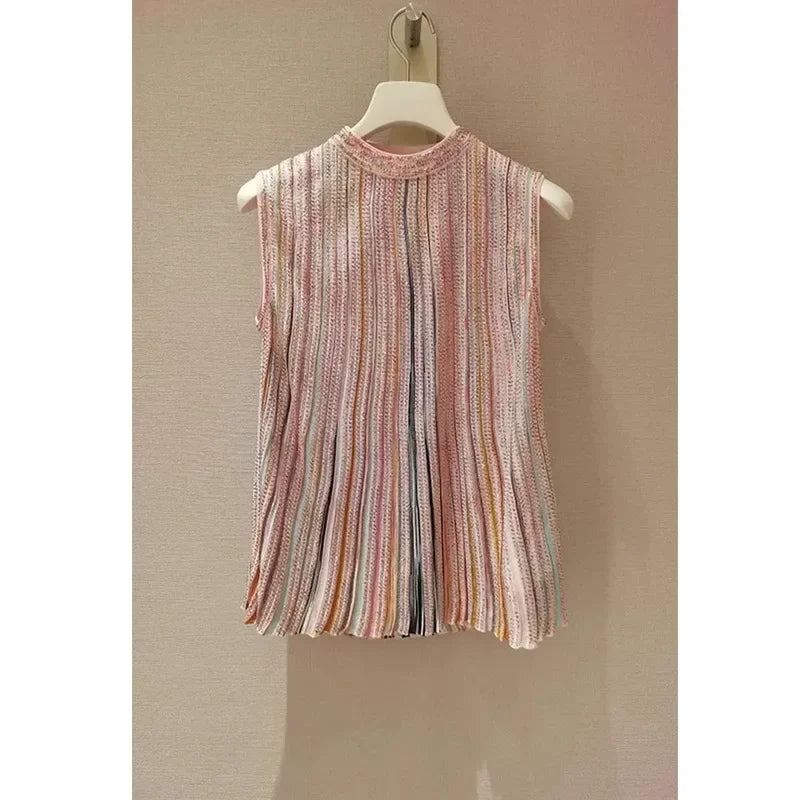 Kora – Gestreiftes Ärmelloses Top