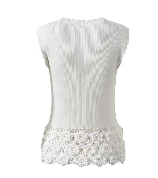 Avelisse Crochet Set – Strick Top & Midi Rock