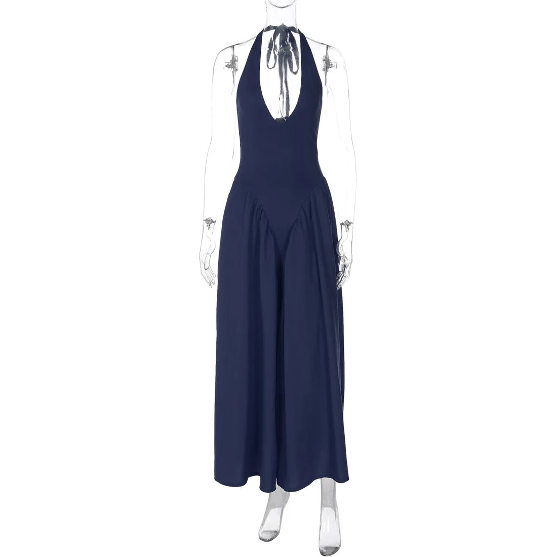 Talina "White Flame" – Rückenfreies Maxikleid